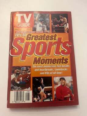 TV Guide Magazine Special Collectors Edition TV's 50 Greatest Sports Moments Jul